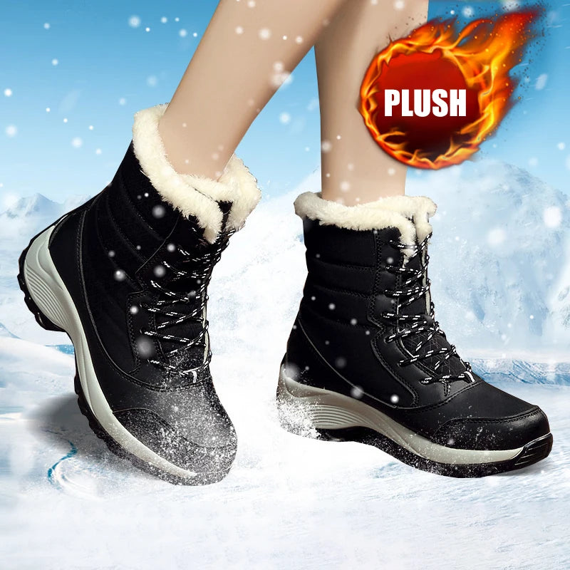 Women's Chunky Platform Ankle Boots – Non-Slip, Stylish