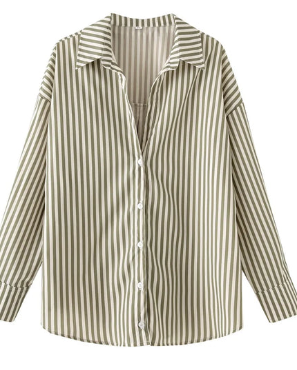 HXAO Women's Oversized Button-Up Shirt