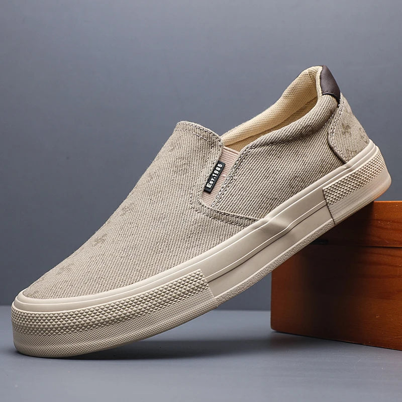 Men's Canvas Slip-On Breathable Loafers
