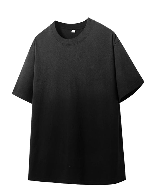 Men's Oversized Cotton T-Shirt with Gradient Color