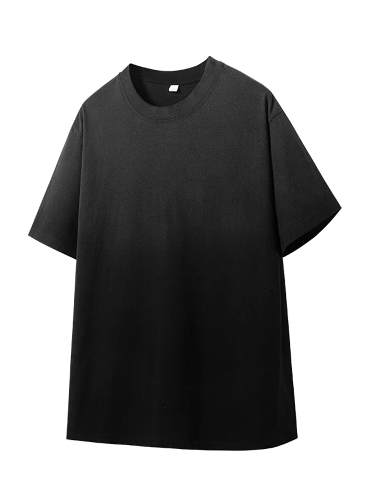 Men's Oversized Cotton T-Shirt with Gradient Color