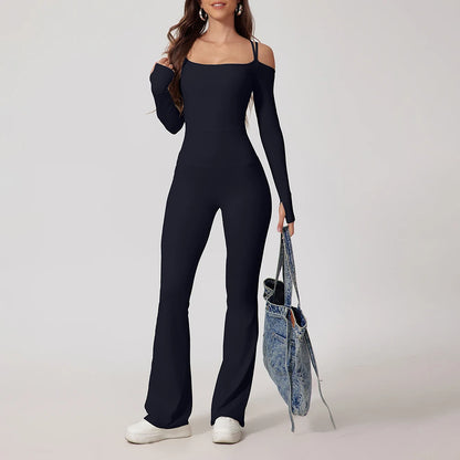 Women's Flared Jumpsuit Bodysuit – Stylish & Comfortable Women's Jumpsuit for All Occasions