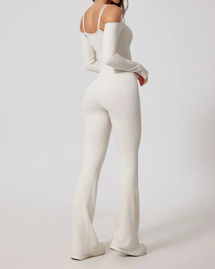 Women's Flared Jumpsuit Bodysuit – Stylish & Comfortable Women's Jumpsuit for All Occasions