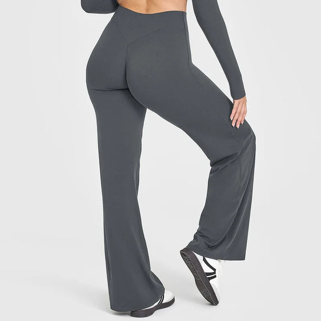 Women’s Flared Pants, Straight-Leg, Loose Fit
