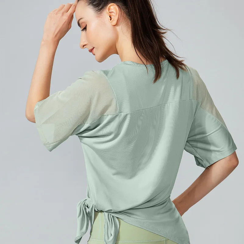 Women's Loose Fit Quick Dry T-Shirts with Split Hem