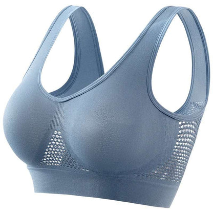 Women's Breathable Sports Bra with Soft Push-Up Support
