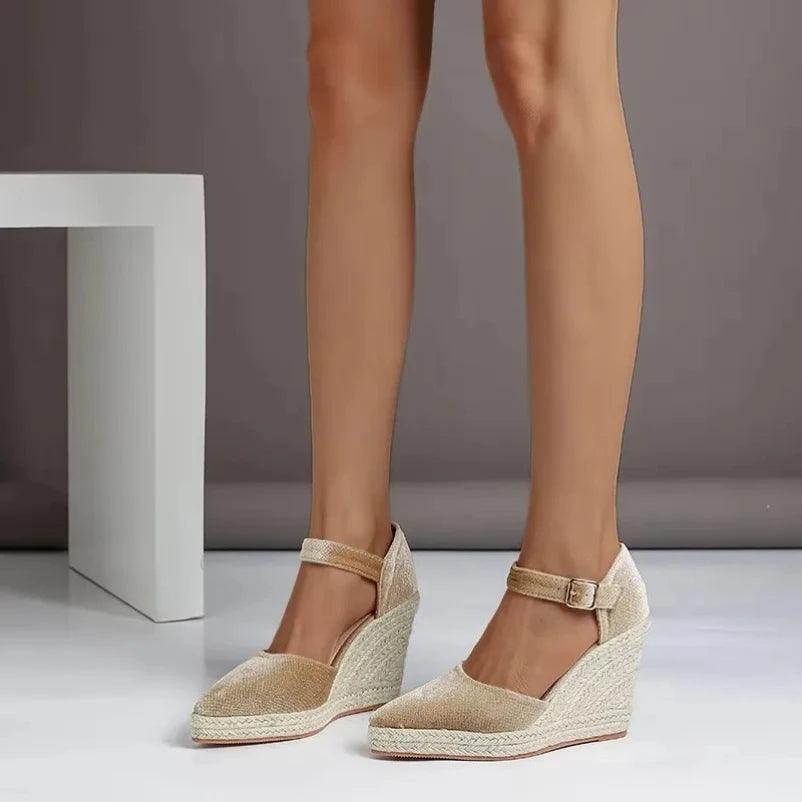 Women's Wedge Sandals - Comfortable Casual Footwear-Various Colors