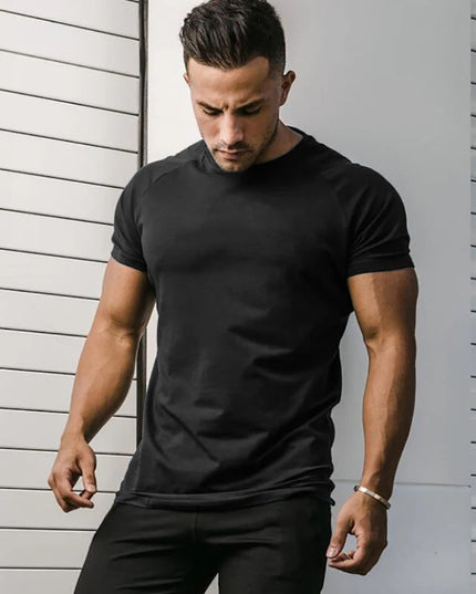 Men's Short Sleeve Fitness Compression T-Shirt - Various Colors