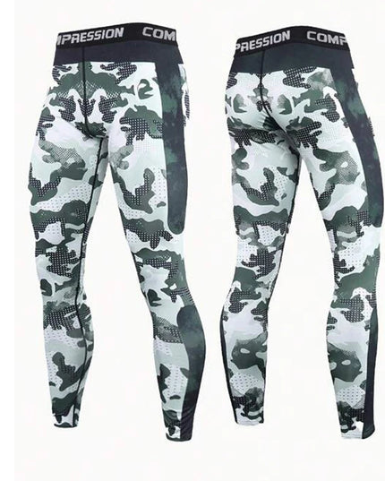 Men's Athletic Compression Pants for Sports and Training