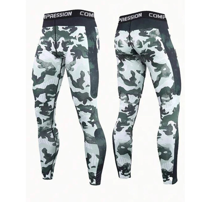 Men's Athletic Compression Pants for Sports and Training