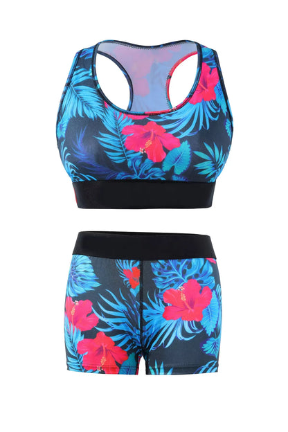 PSD Women's Graffiti Print Two-Piece Bikini Set