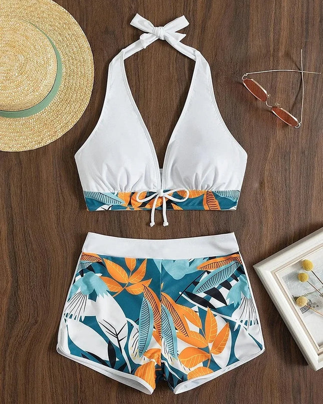 Women's High-Waist Bikini Swimsuit