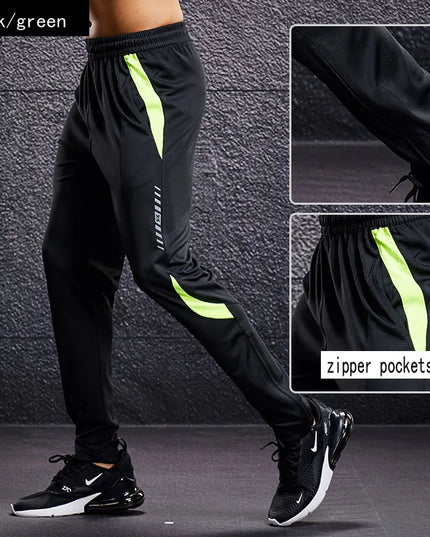 Men's Athletic Sweat Pants with Zipper Pockets