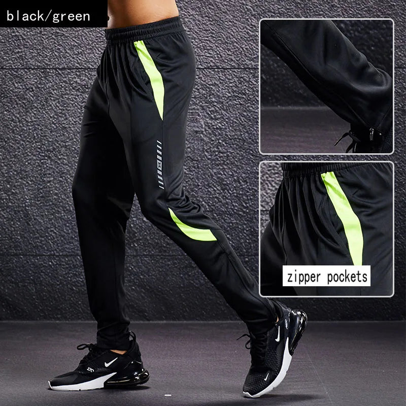 Men's Athletic Sweat Pants with Zipper Pockets