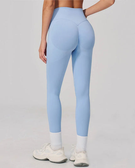 High-Waist Seamless Leggings for Women with Hip-Lifting Design
