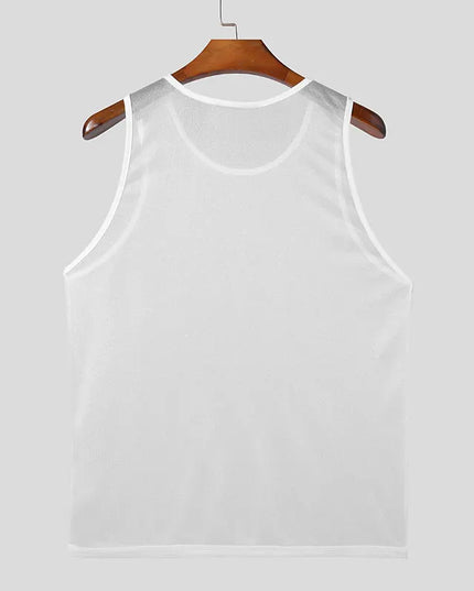 Men's Mesh Knit Tank Top