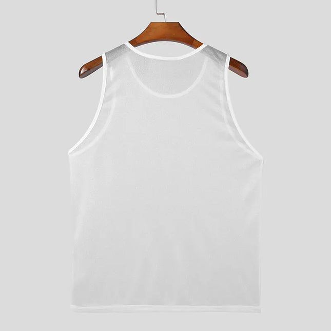 Men's Mesh Knit Tank Top