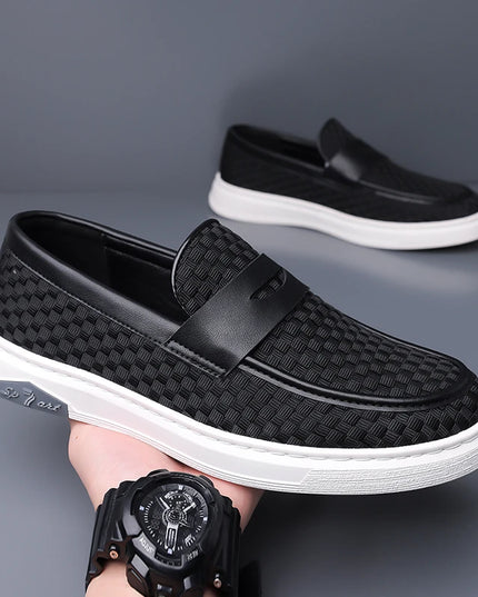 Men's Slip-On Loafers with Soft Sole and Anti-Slip Design