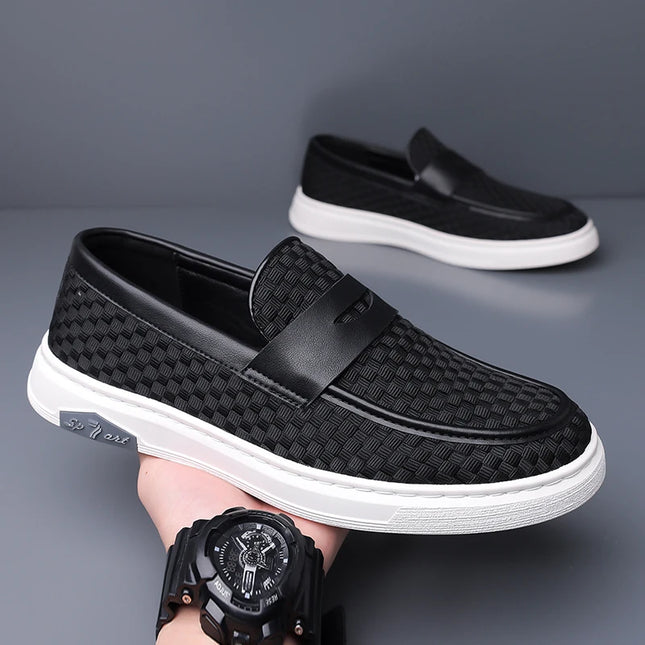 Men's Slip-On Loafers with Soft Sole and Anti-Slip Design