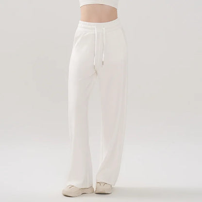 Women's Loose Fit Wide Leg Sweatpants with Drawstring