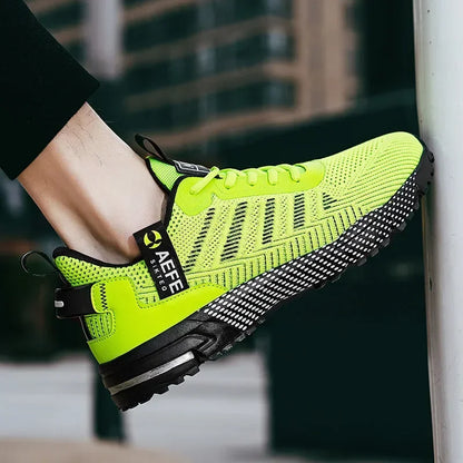 Men's Running Sneakers with Lace-Up Design – Comfortable Athletic Sneakers for Men