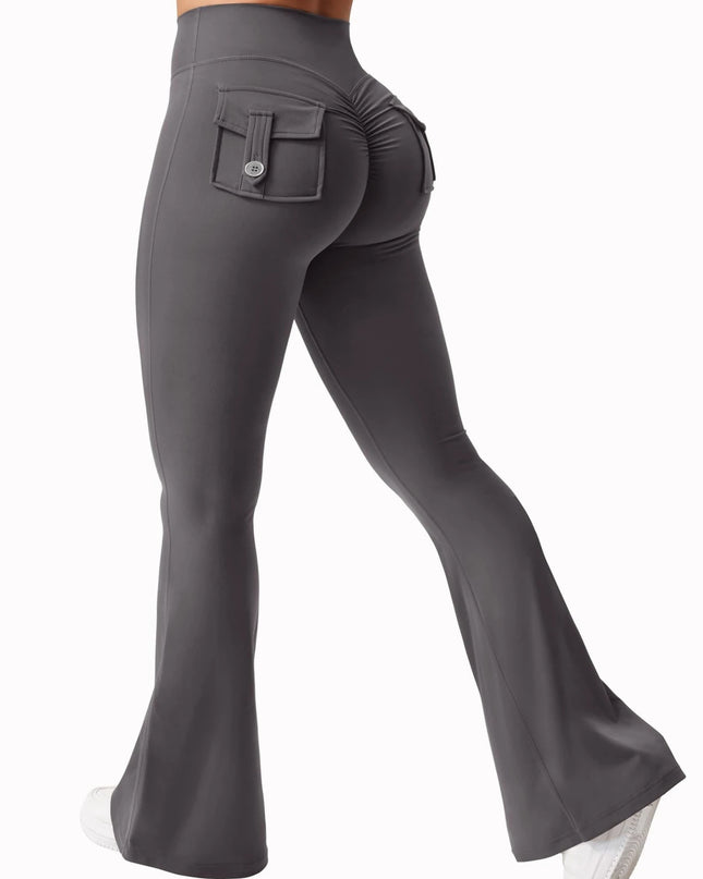 Women's High-Stretch Wide Leg Flares Pants