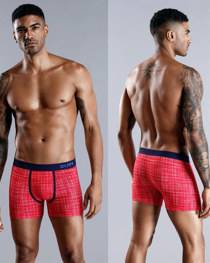Premium 5-Pack Cotton Boxer Shorts for Men – Comfortable, Breathable Men's Underwear Set