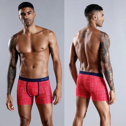 Premium 5-Pack Cotton Boxer Shorts for Men – Comfortable, Breathable Men's Underwear Set