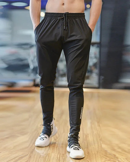Lightweight Quick-Dry Men's Sweatpants with Elastic Waist