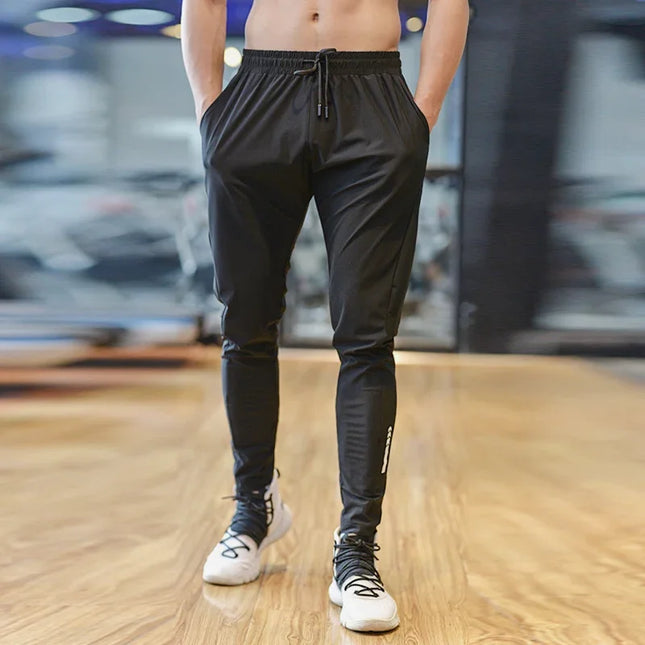 Lightweight Quick-Dry Men's Sweatpants with Elastic Waist