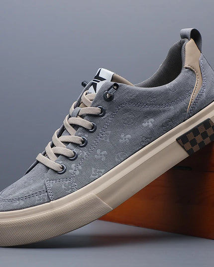 Men's Casual Canvas Sneakers - Breathable, Non-Slip, Comfortable Shoes