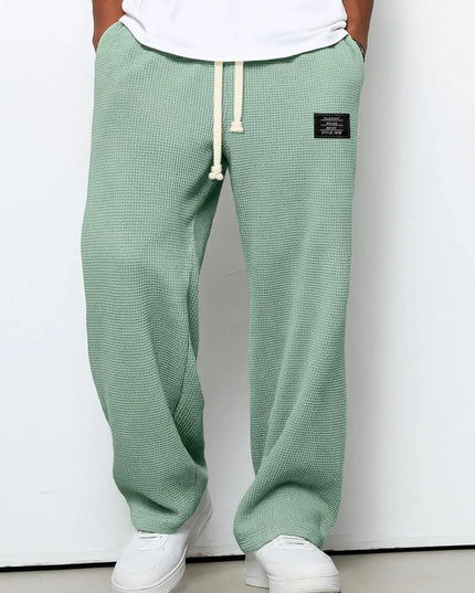 Men's Loose-Fit Wide-Leg Casual Sweatpants