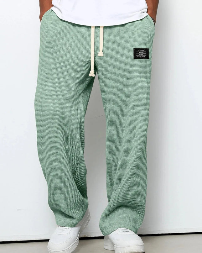 Men's Loose-Fit Wide-Leg Casual Sweatpants