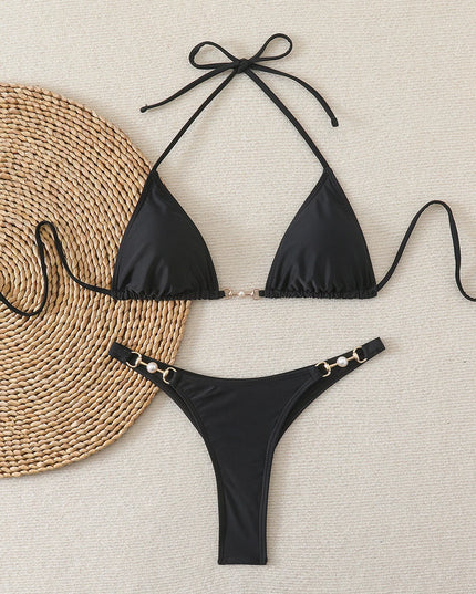Women's Micro Bikini Swimsuit Set - Thong Two-Piece Bikini