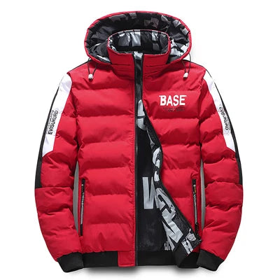 Men's Insulated Parka: Thick Down Filled Winter Jacket