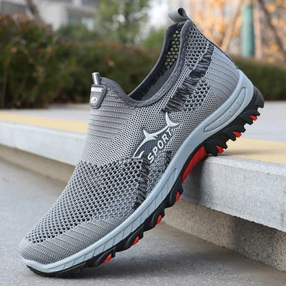 Men's Mesh Breathable Slip-On Sneakers