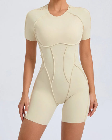 Women's Short Sports Jumpsuit - Gym & Workout Jumpsuit for Women