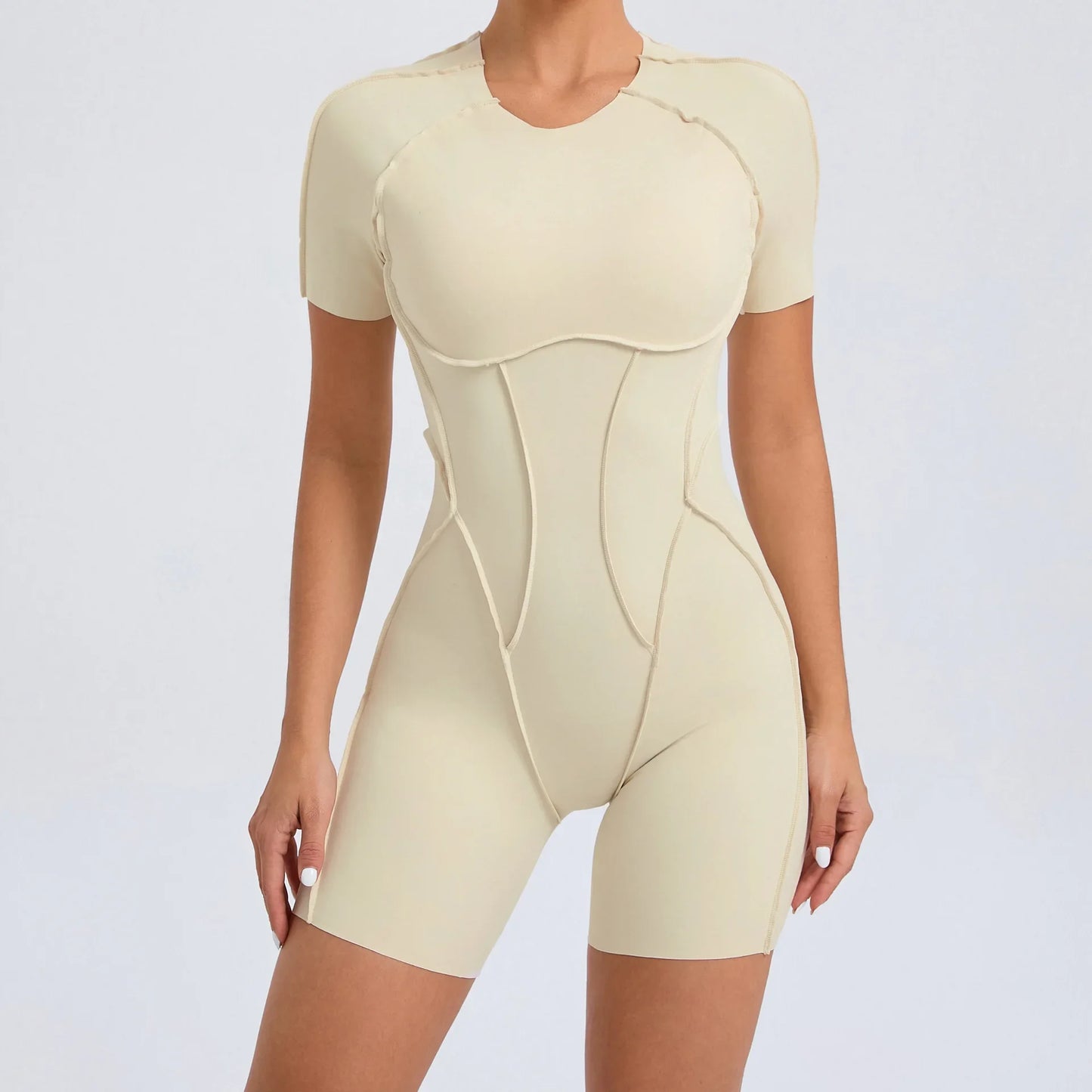 Women's Short Sports Jumpsuit - Gym & Workout Jumpsuit for Women