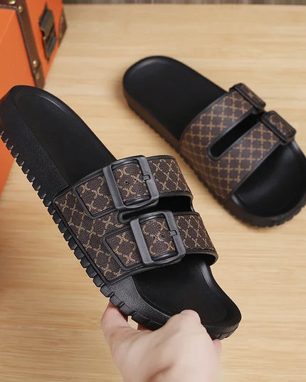 Men's Comfort Slippers & Non-Slip Slide Sandals – Casual Indoor & Outdoor Footwear
