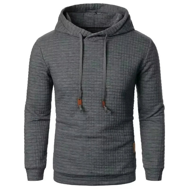 Men's Oversized Casual Hoodie with Zipper - Various Colors