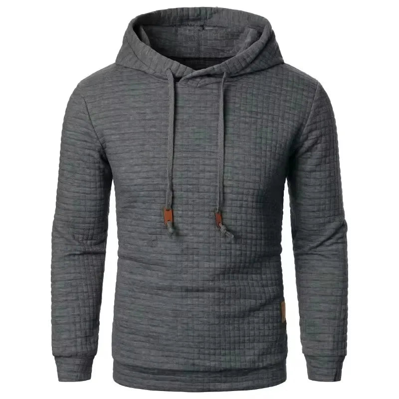 Men's Oversized Casual Hoodie with Zipper - Various Colors