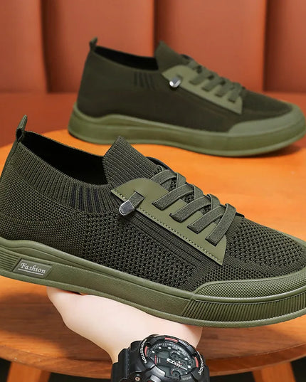 Men's Korean Style Canvas Sneakers - Breathable & Comfortable Shoes
