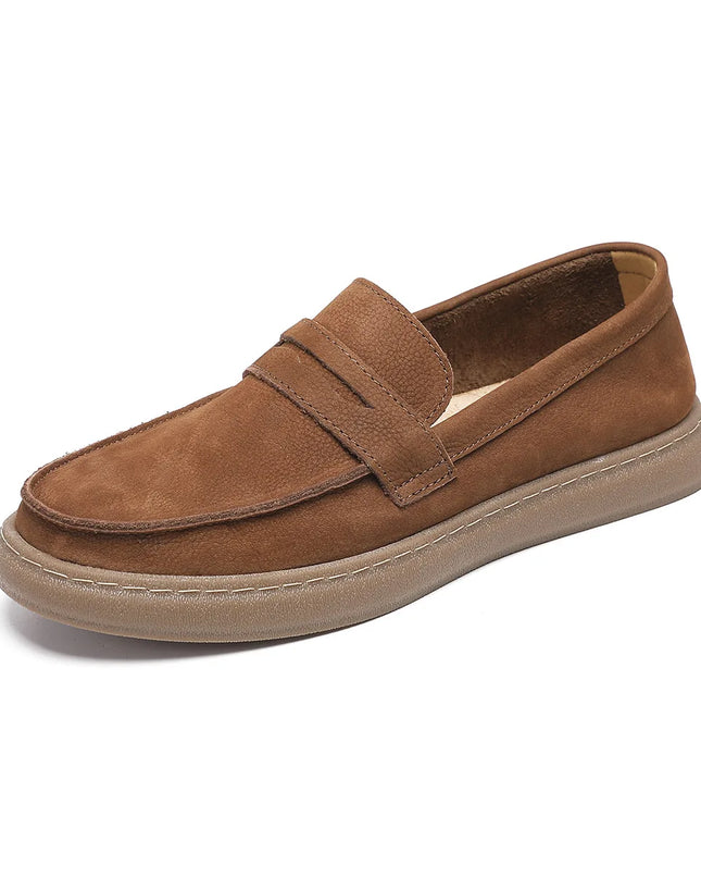 Men's Casual Cow Suede Leather Loafers