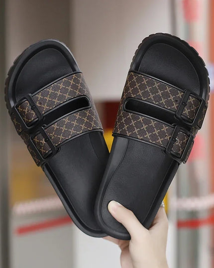 Men's Comfort Slippers & Non-Slip Slide Sandals – Casual Indoor & Outdoor Footwear