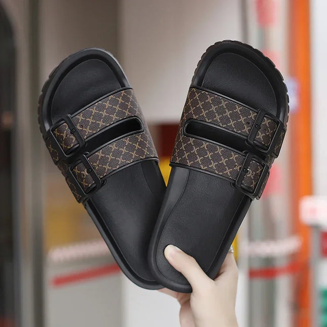 Men's Comfort Slippers & Non-Slip Slide Sandals – Casual Indoor & Outdoor Footwear