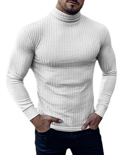 Men's Slim Fit Turtleneck Sweater – Thin Knit, Lightweight Men's Sweater