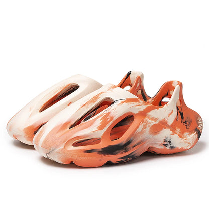 Unisex Tie-Dyed Soft EVA Slippers – Non-Slip Comfortable Slippers for Men & Women