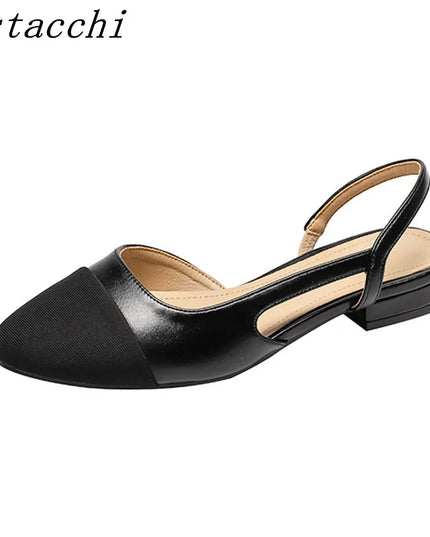 Women's Comfortable Flat Sandals - Non-Slip with Low Heel