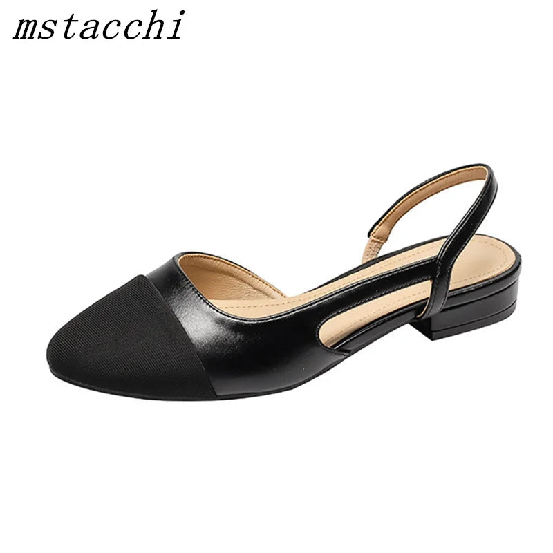 Women's Comfortable Flat Sandals - Non-Slip with Low Heel