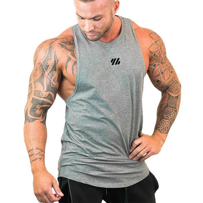 Men's Loose Fit Cotton Tank Top - Breathable and Comfortable Vest